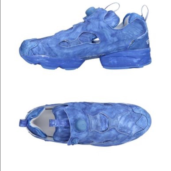 VETEMENTS x Reebok Instapump Fury Sneakers limited edition Blue Graffiti NWT - Picture 12 of 15